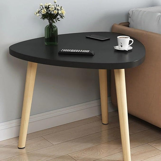 MTANK Black Nesting Coffee Table| Modern Side Table for Home and Office| Triangle Shape Coffee Table | (B-1) |