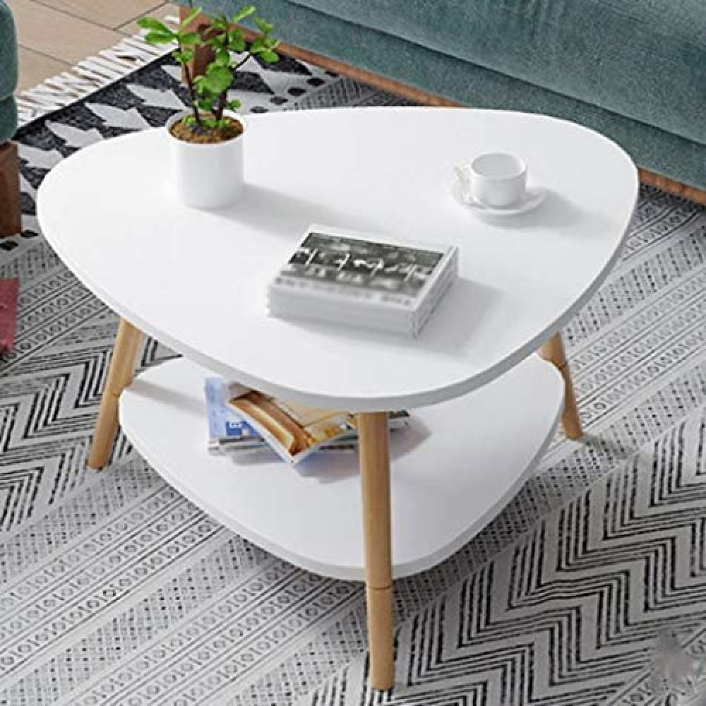 MTANK Nesting Coffee Table| Wooden End Table| Living Room Sofa Center Coffee Table for Home | (Sky)