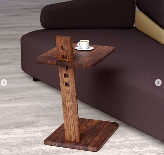 MTANK Wooden Adjustable Sofa Side Table